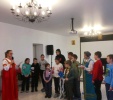 Встреча детей в монастыре с работниками  Угличского музея